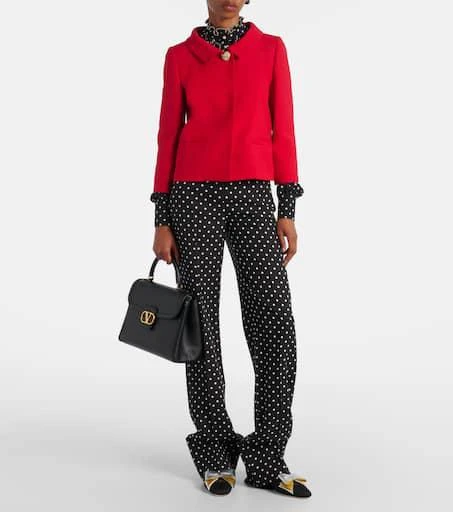 Valentino 9TO5 leather shoulder bag 5