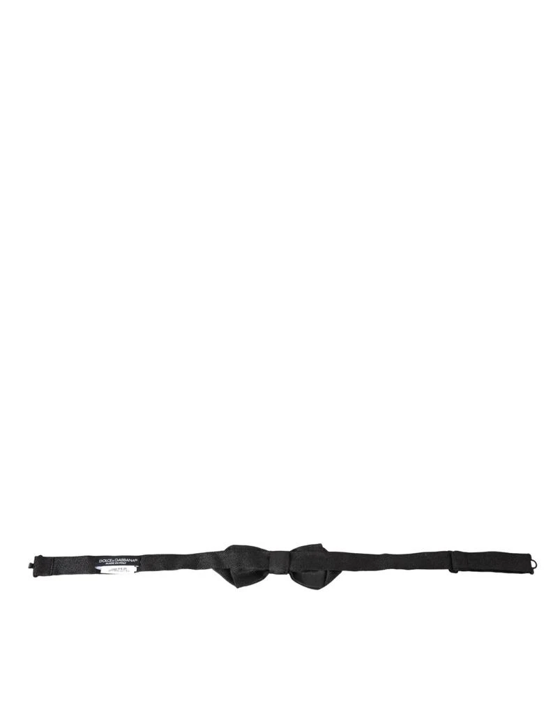 Dolce & Gabbana Silk Adjustable Neck Men Bow Men's Tie 1