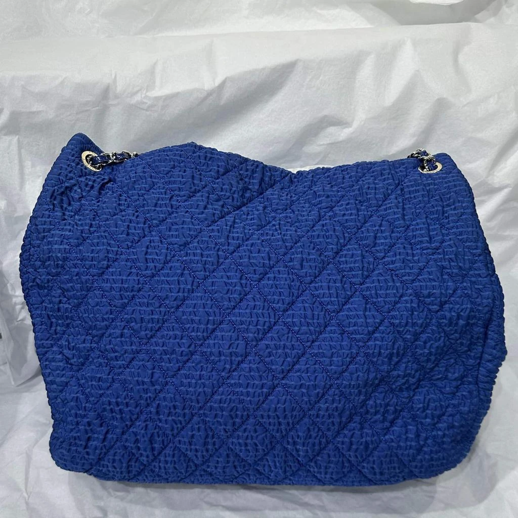 Chanel Chanel Blue Fabric Shopping Bag 4
