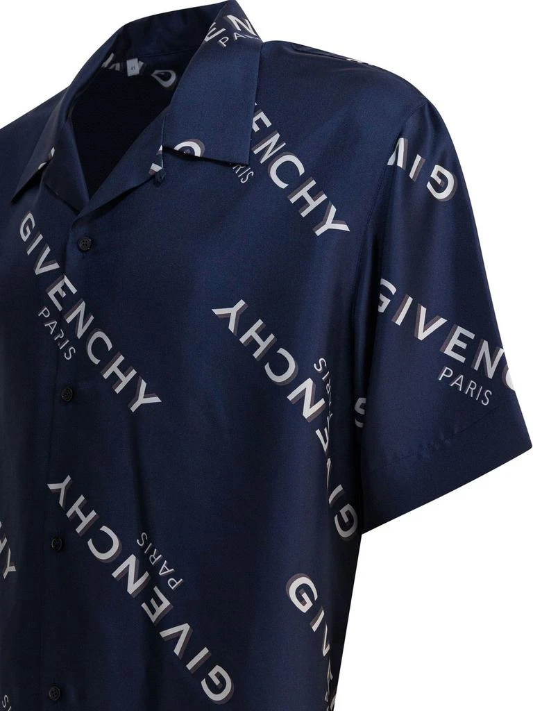 Givenchy Givenchy	Logo Printed Short-Sleeve Bowling Shirt 4