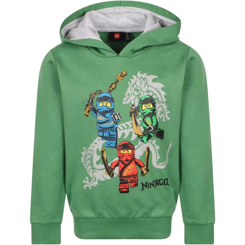 LEGO Ninjago hoodie sweatshirt in green 1