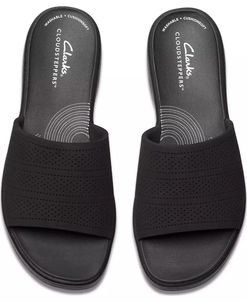 Clarks Cloudsteppers Drift Twist Slip-On Flat Sandals 7