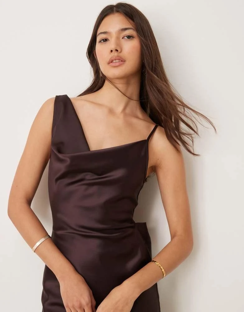 Miss Selfridge Miss Selfridge cowl neck satin midi slip dress 4