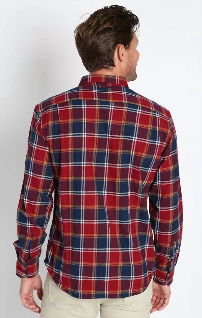JACHS NEW YORK Jachs New York - Stretch Midweight Flannel Workshirt 2