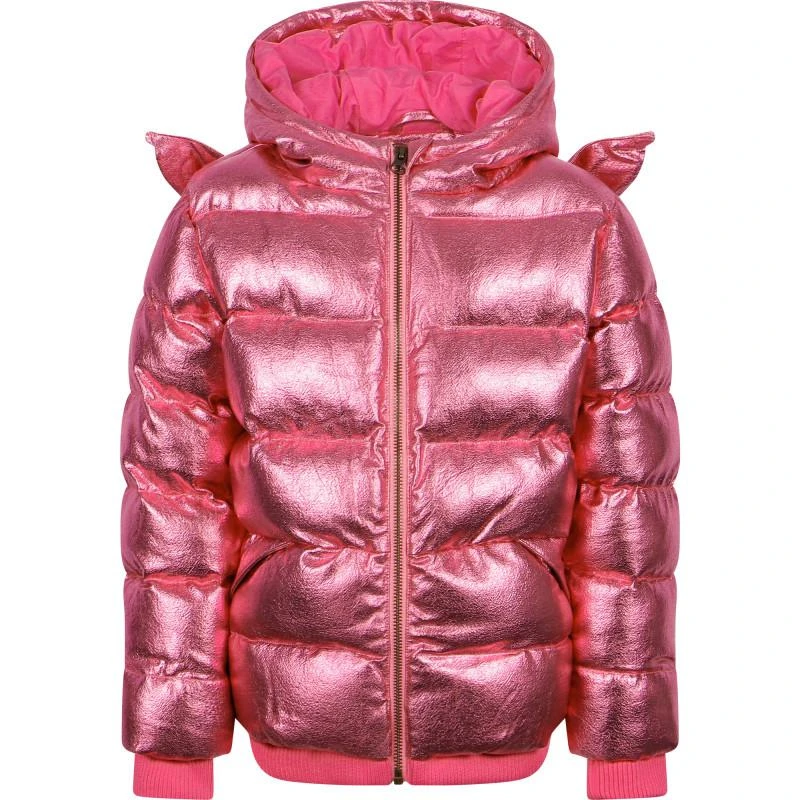 Rock Your Baby Padded jacket in glossy pink 2