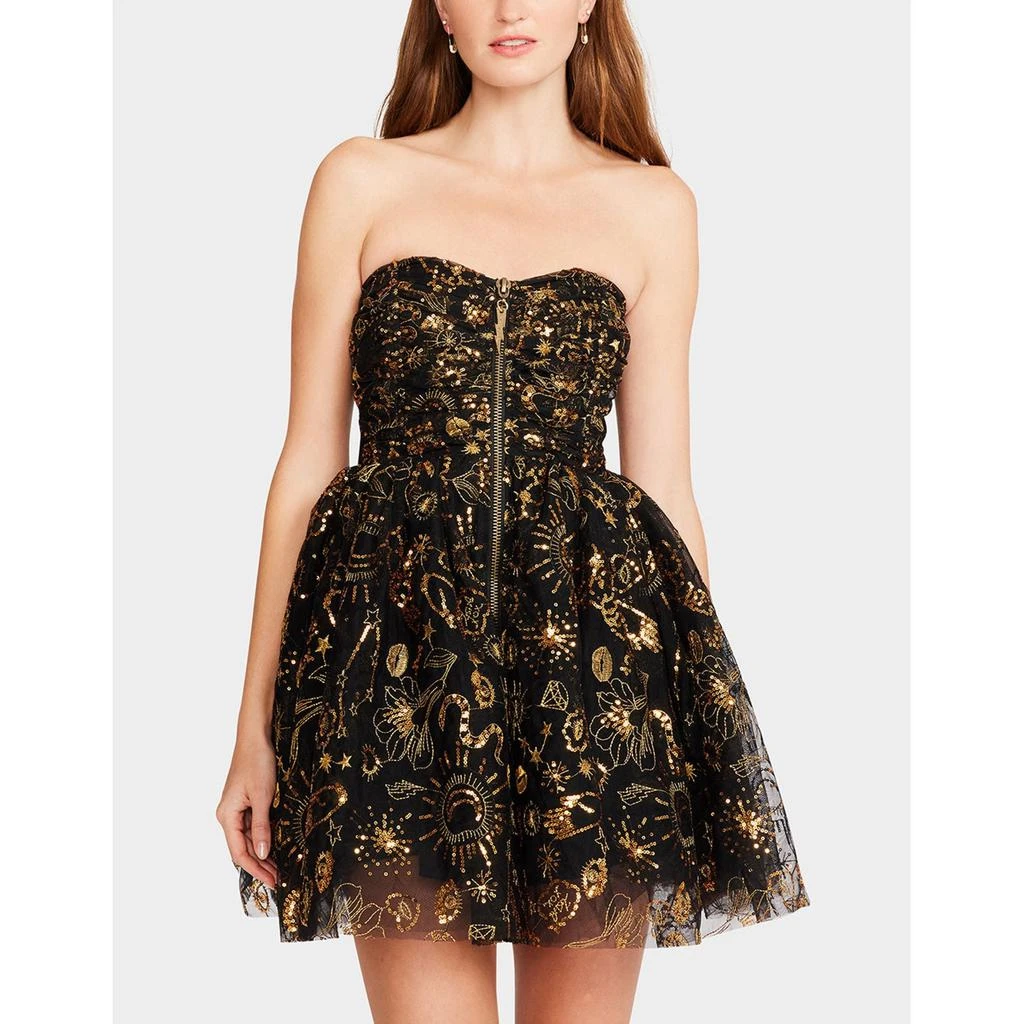 asos rose gold dress Golden Hour Off-The-Shoulder Mini Dress