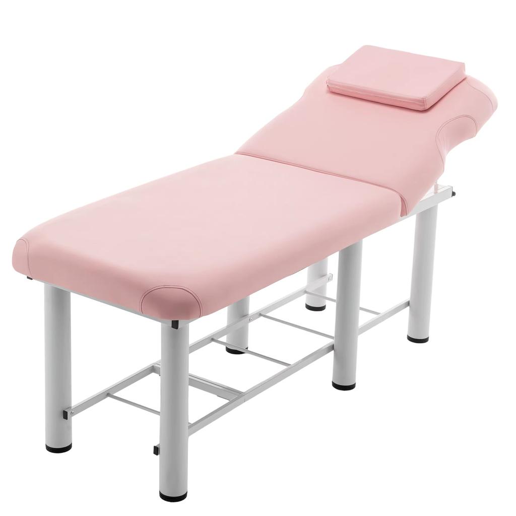 ERUULE LZBEITEM Professional Massage Table with Adjustable Backrest, Removable Headrest, Bottom Shelf Storage, and Memory Foam Layer
