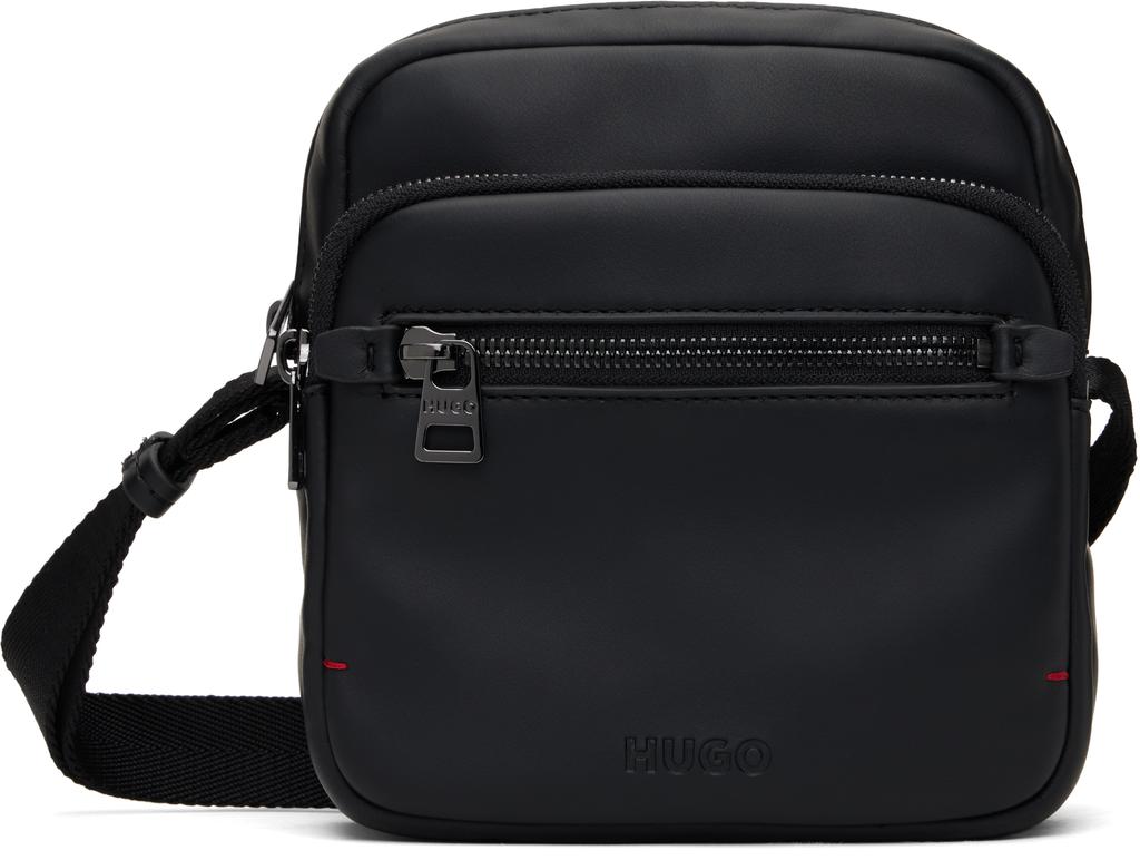 Hugo Boss Black Embossed Logo Reporter Bag - Crossbody Bags
