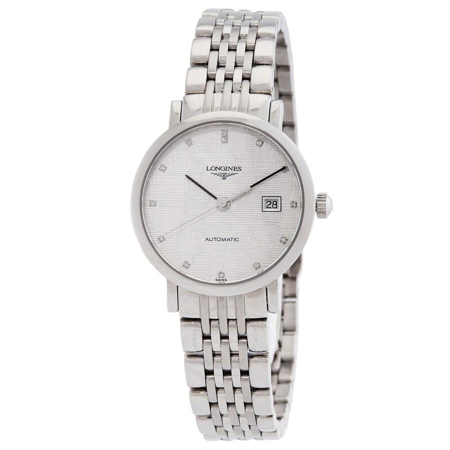 Longines Elegant Automatic Diamond Ladies Watch L4.310.4.77.6