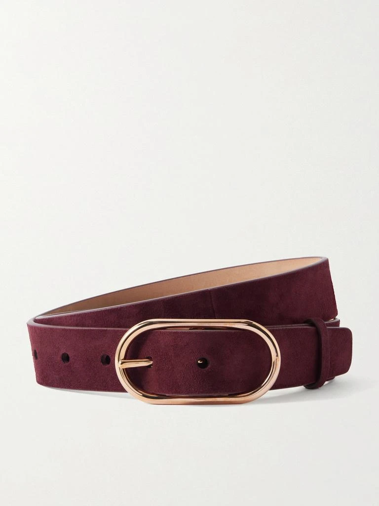 Gabriela Hearst Link Suede Belt