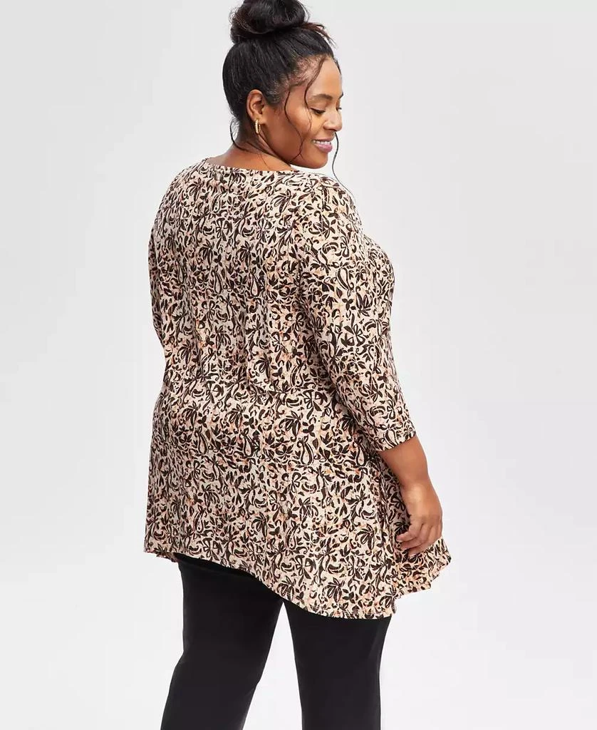 JM Collection Plus Size Irina Swing Top, Exclusively at Macy's 4