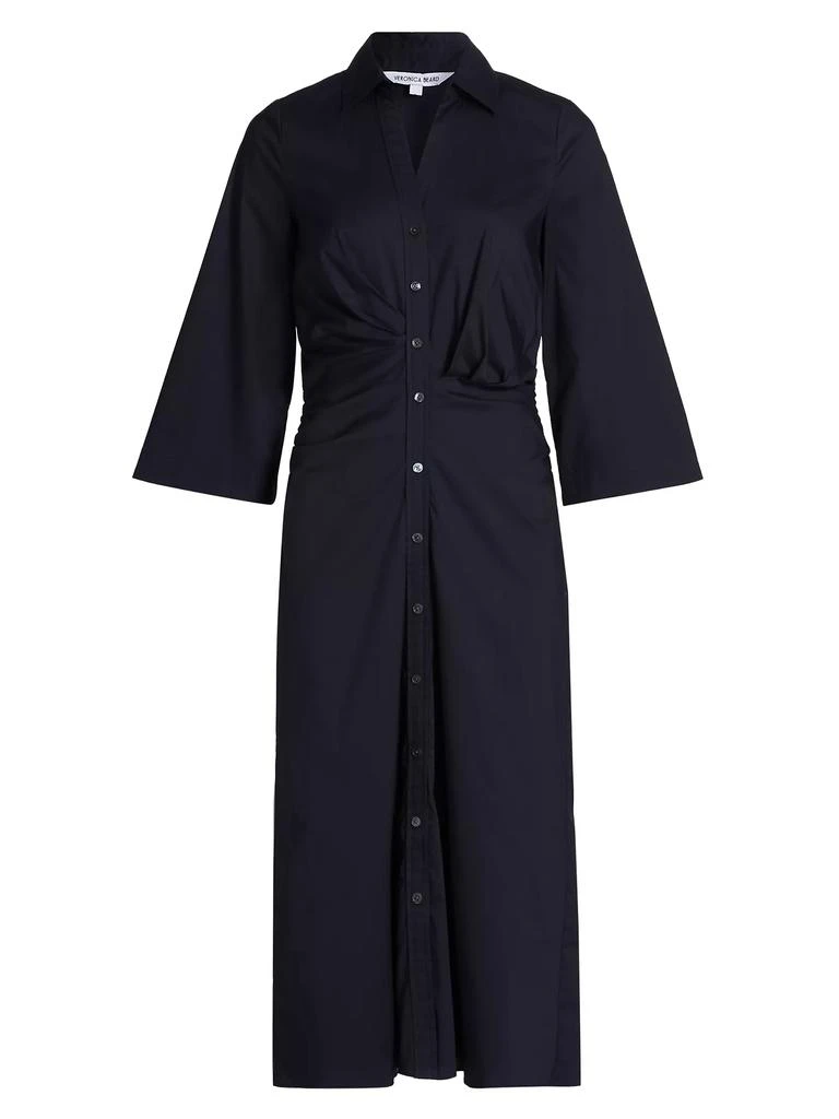 VERONICA BEARD Haydon Cotton-Blend Tailored Shirtdress 1