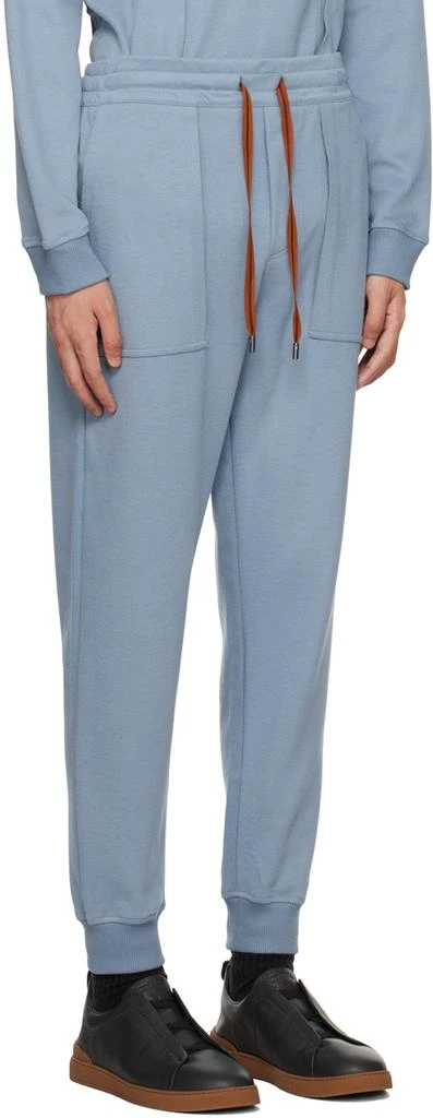 ZEGNA Blue Essential Sweatpants 2