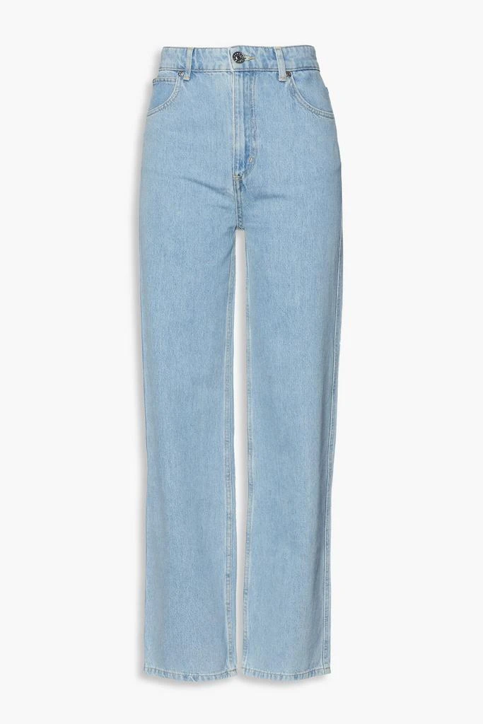 SANDRO Jordy high-rise wide-leg jeans 1