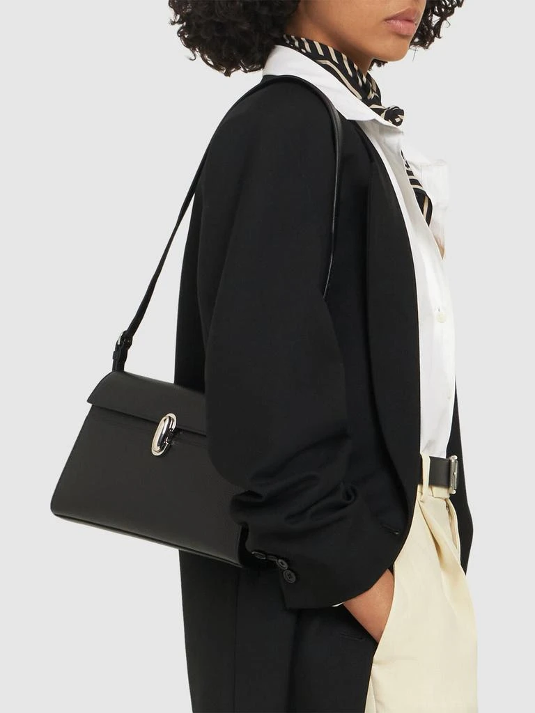 SAVETTE Symmetry Grained Leather Shoulder Bag 1