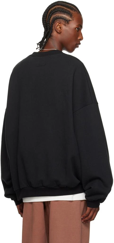 Fear of God ESSENTIALS Black Crewneck Sweatshirt 3