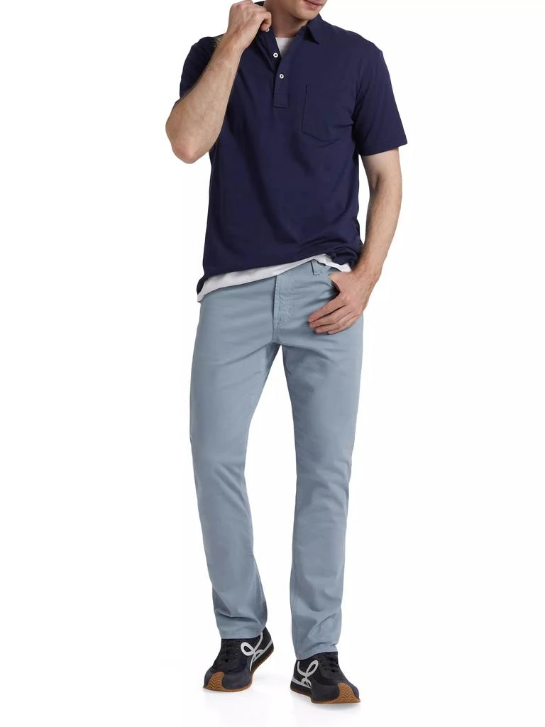 AG Jeans Everett Stretch Cotton Mid-Rise Straight-Leg Jeans 2