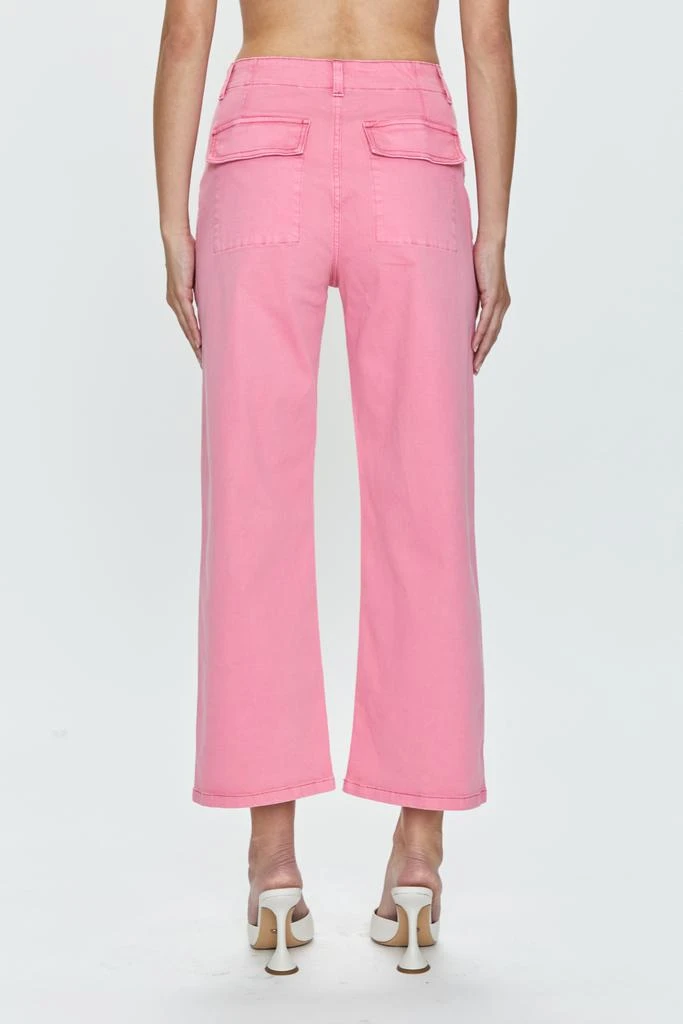 Pistola Denim Sophia Wide Leg Trouser - Peony Pink 4