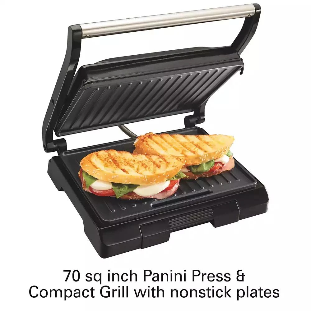 Hamilton Beach Proctor Silex Panini Press & Compact Grill - 25440G 2
