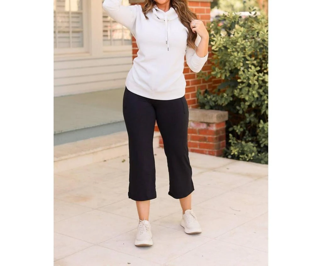Julia Rose Julia Rose - Gabriella High Waisted Gaucho Pant