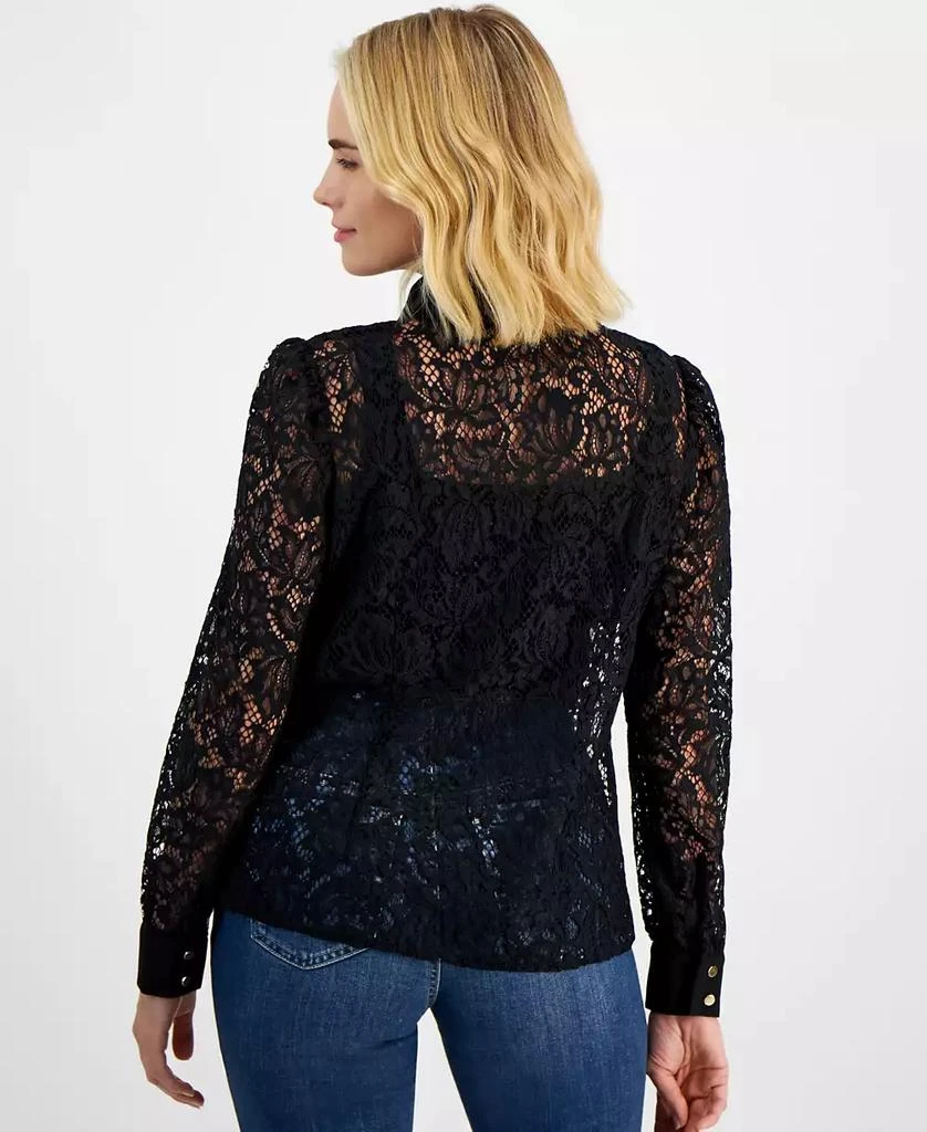 INC International Petite Lace Top, Created for Macy's 2