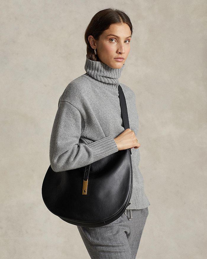 Ralph Lauren Polo ID Large Hobo Shoulder Bag