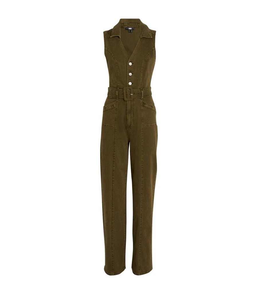 Paige Denim Belted Sasha Jumpsuit 1