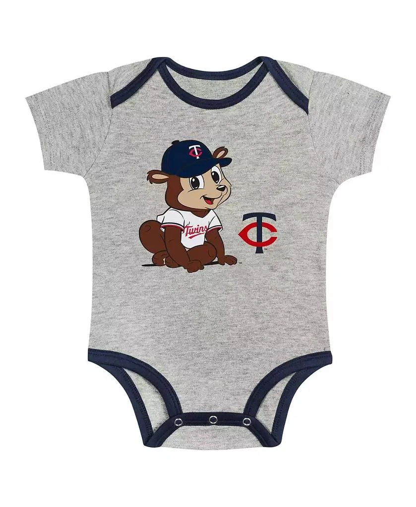 Outerstuff Big Boys and Girls Minnesota Twins Play Ball 2-Pack Bodysuit Set 4