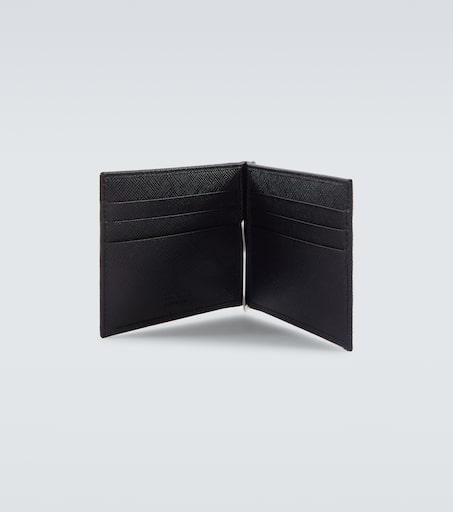 Prada Saffiano metal money clip wallet - Wallets - Free