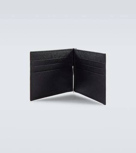 Prada Saffiano metal money clip wallet 2