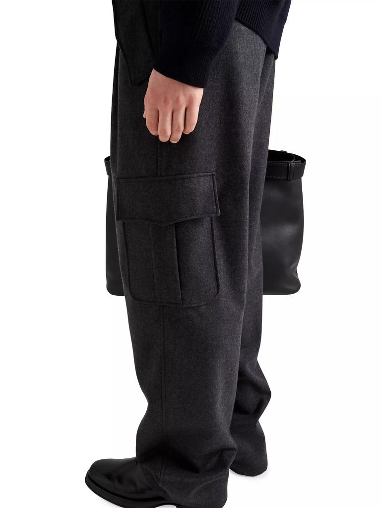 パンツ PRADA NYLON WOOL DOCKING PANTS PRADA NYLON WOOL DOCKING PANTS