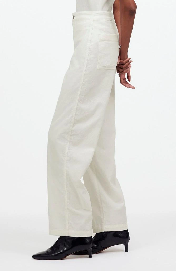 Madewell The Emmett Wide Leg Full Length Corduroy Pants: Welt Pocket Edition 3