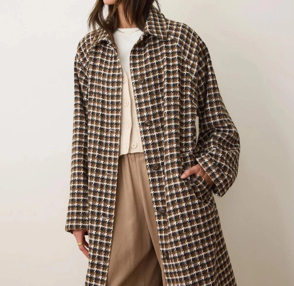 Marine Layer Marine Layer - Hayes Houndstooth Trench Coat 2