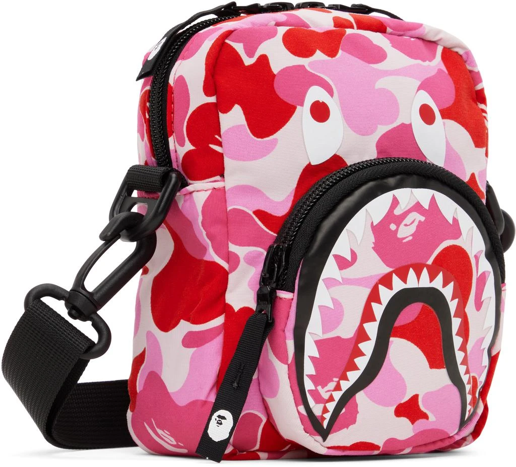 Bape Pink ABC Camo Shark Mini Bag 2