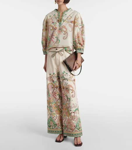 ETRO Printed cotton top 2