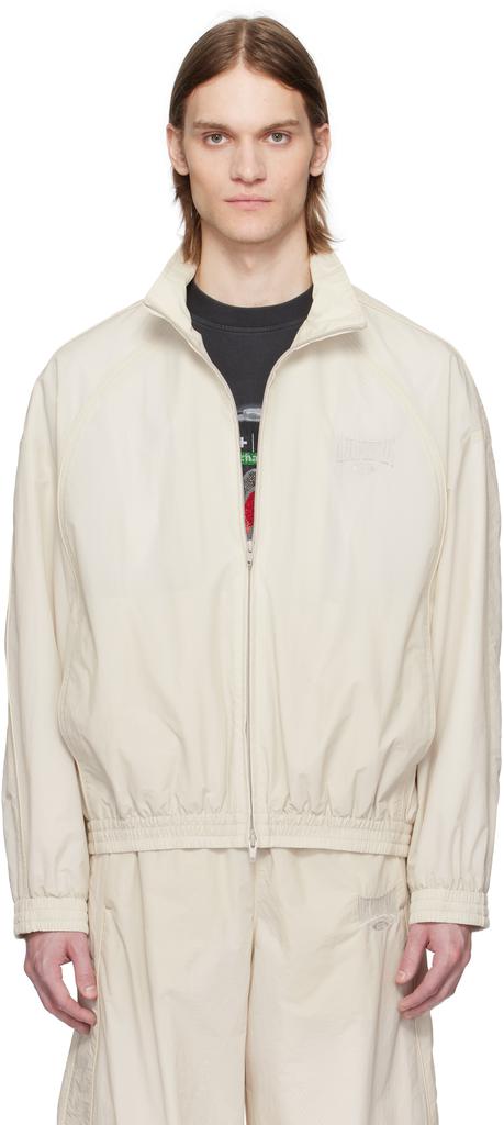 Alexander Wang Gray Oversize Star Logo-Print Zip-Up Hoodie