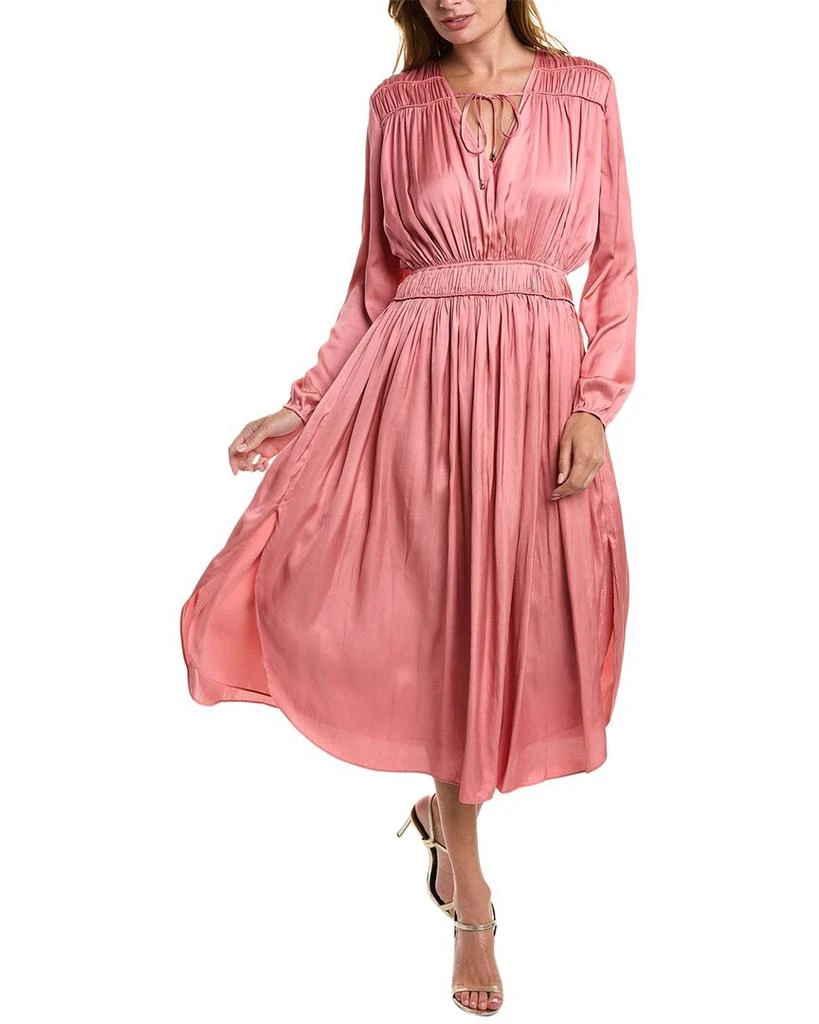Tahari Shirred Maxi Dress 1