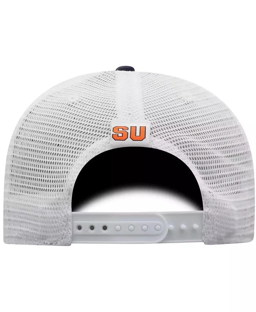 Top of the World Men's Navy, White Syracuse Orange Trucker Snapback Hat 5