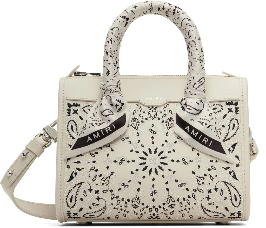 AMIRI Off-White Bandana Micro Triangle Bag