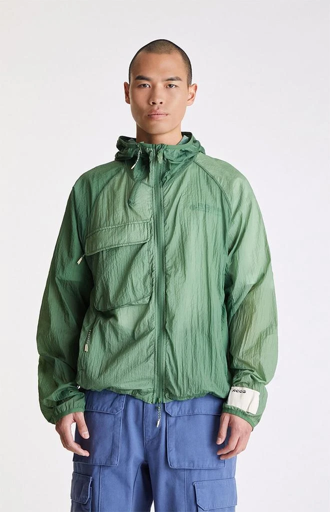 RC Outdoor Supply Nylon Zip Up Hooded Packable Running Jacket 1