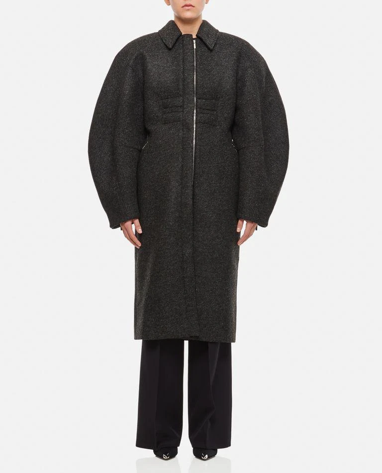 Jacquemus Le Manteau Croissant Wool Coat 1