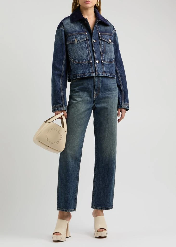 Stella McCartney Corduroy and denim jacket 4