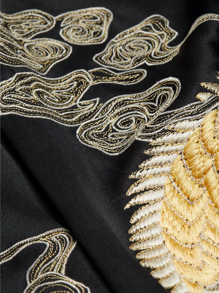 Josie Lucky Dragon Silk Long Robe 6