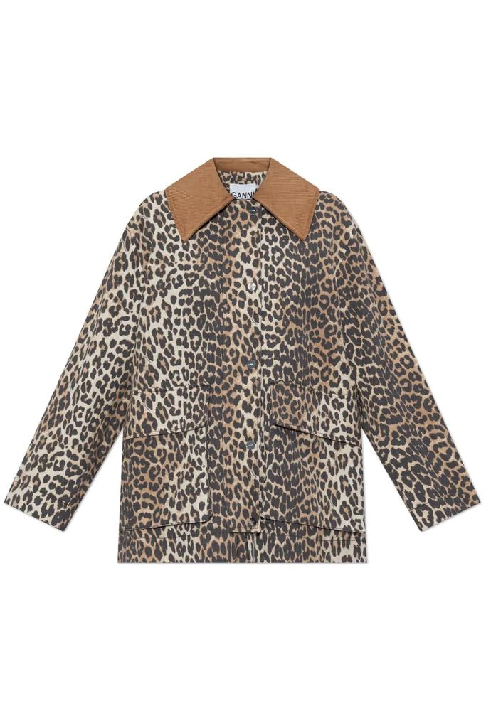 Ganni Ganni Leopard Printed Jacket 1