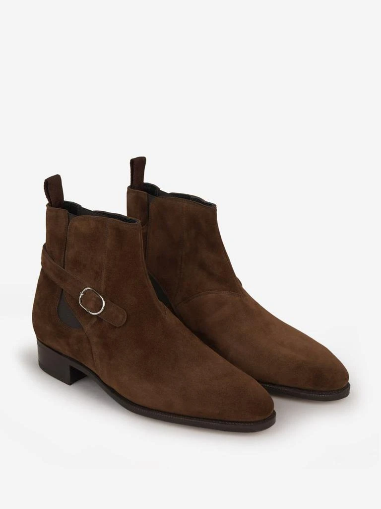 John Lobb John Lobb Buckle Suede Boots 2
