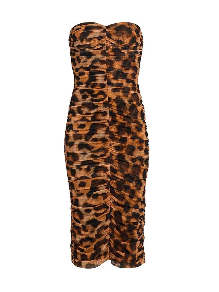 L
Agence Caprice Leopard Sheath Dress 1