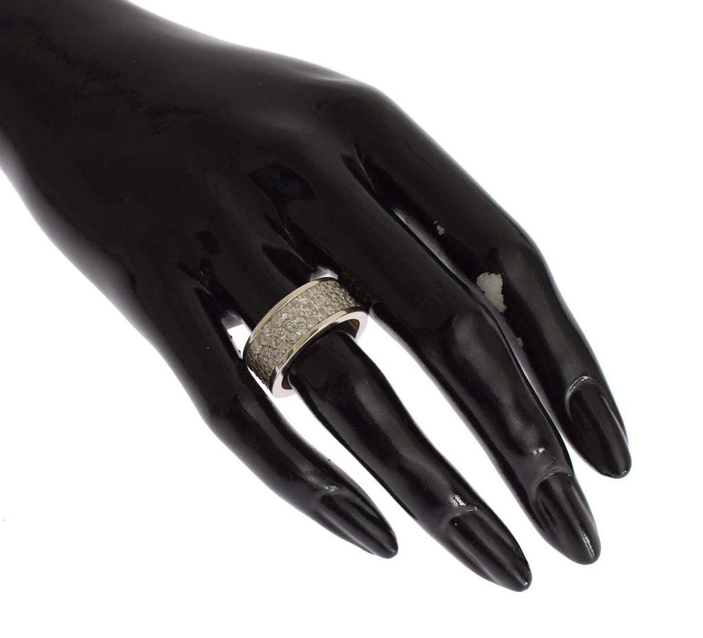 Nialaya Nialaya Silver Womens CZ 925 Sterling Ring 6