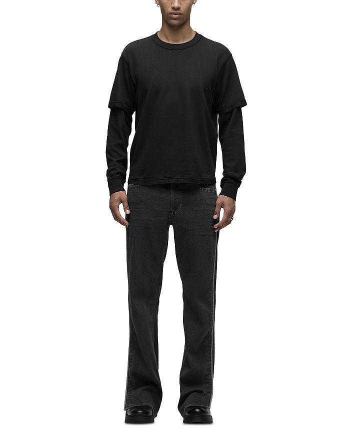 Hudson Walker Track Kick Flare Jeans in Clinton