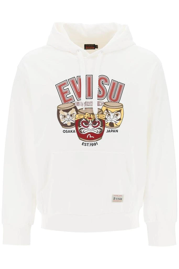 Evisu Hoodie With Embroidery And Print 1