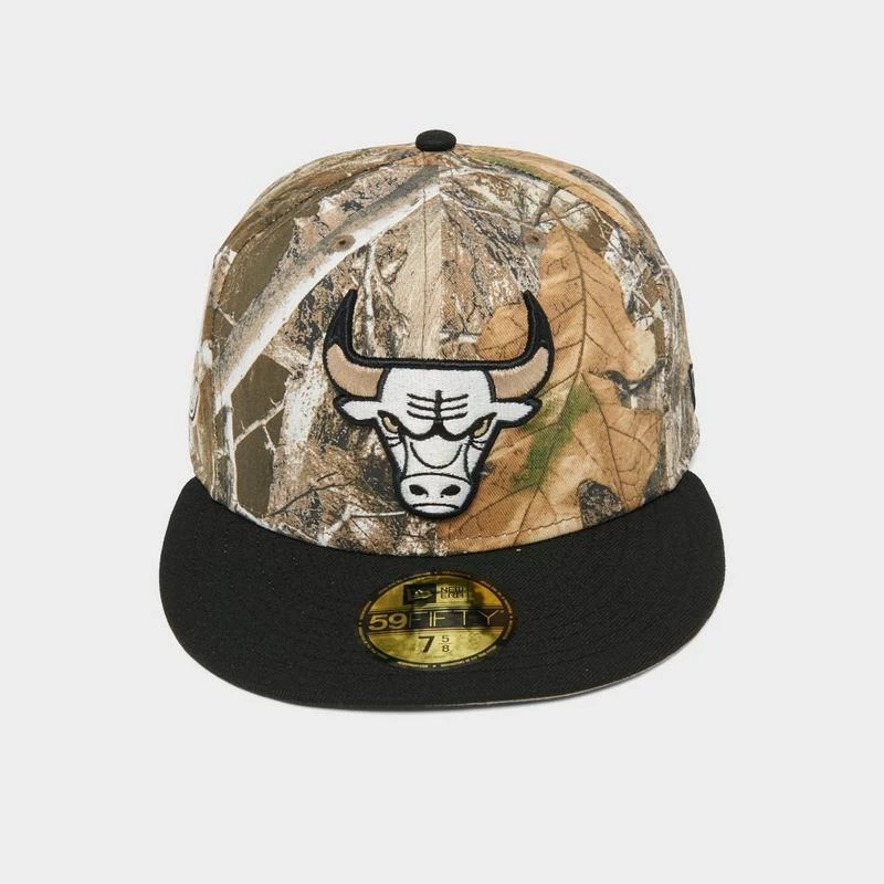 New Era New Era Chicago Bulls NBA Realtree 59FIFTY Fitted Hat 7